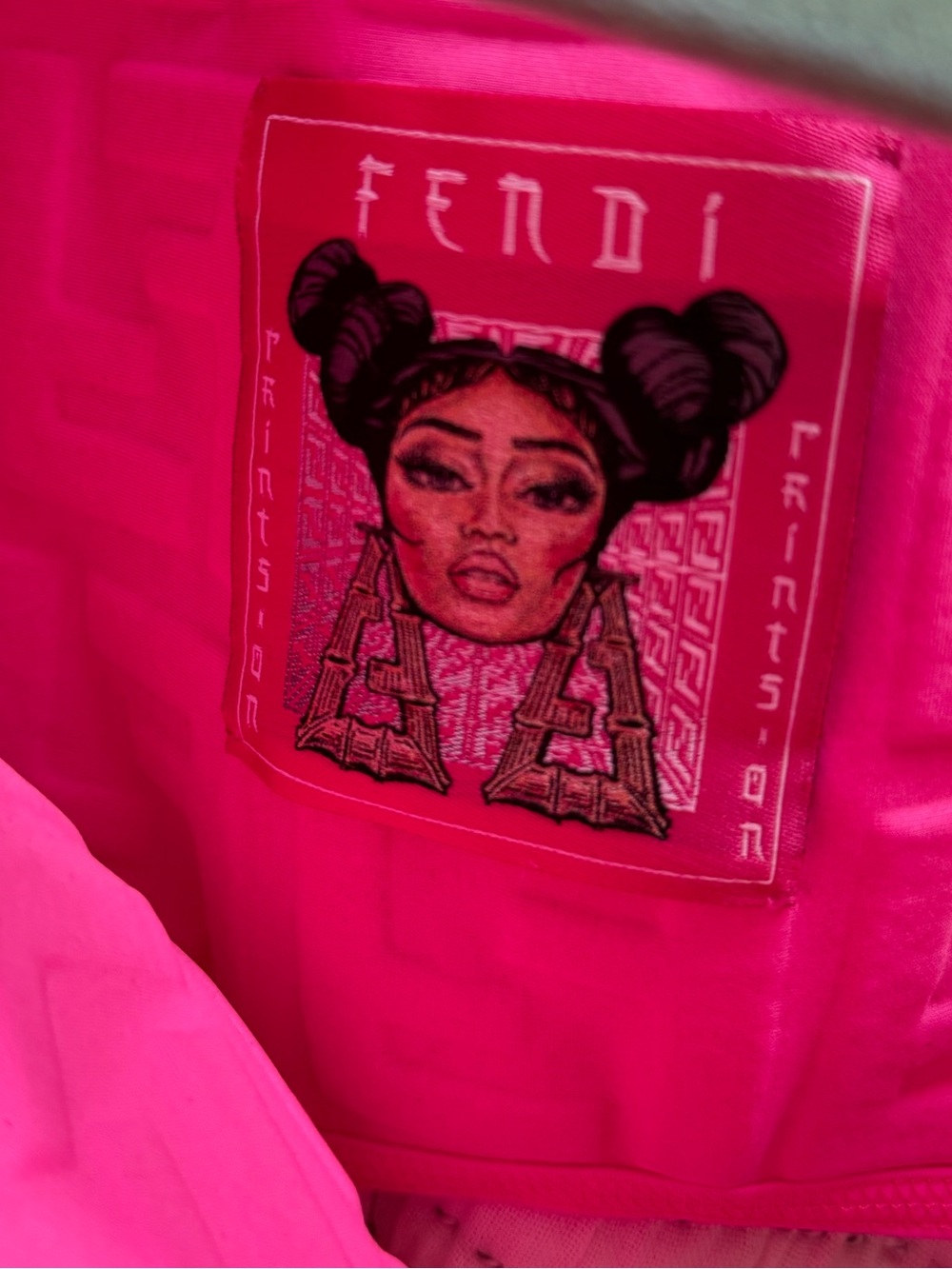 NWT Fendi x Nicki Minaj capsule collection pink dress 40 4 $2,200 - Picture 13 of 16